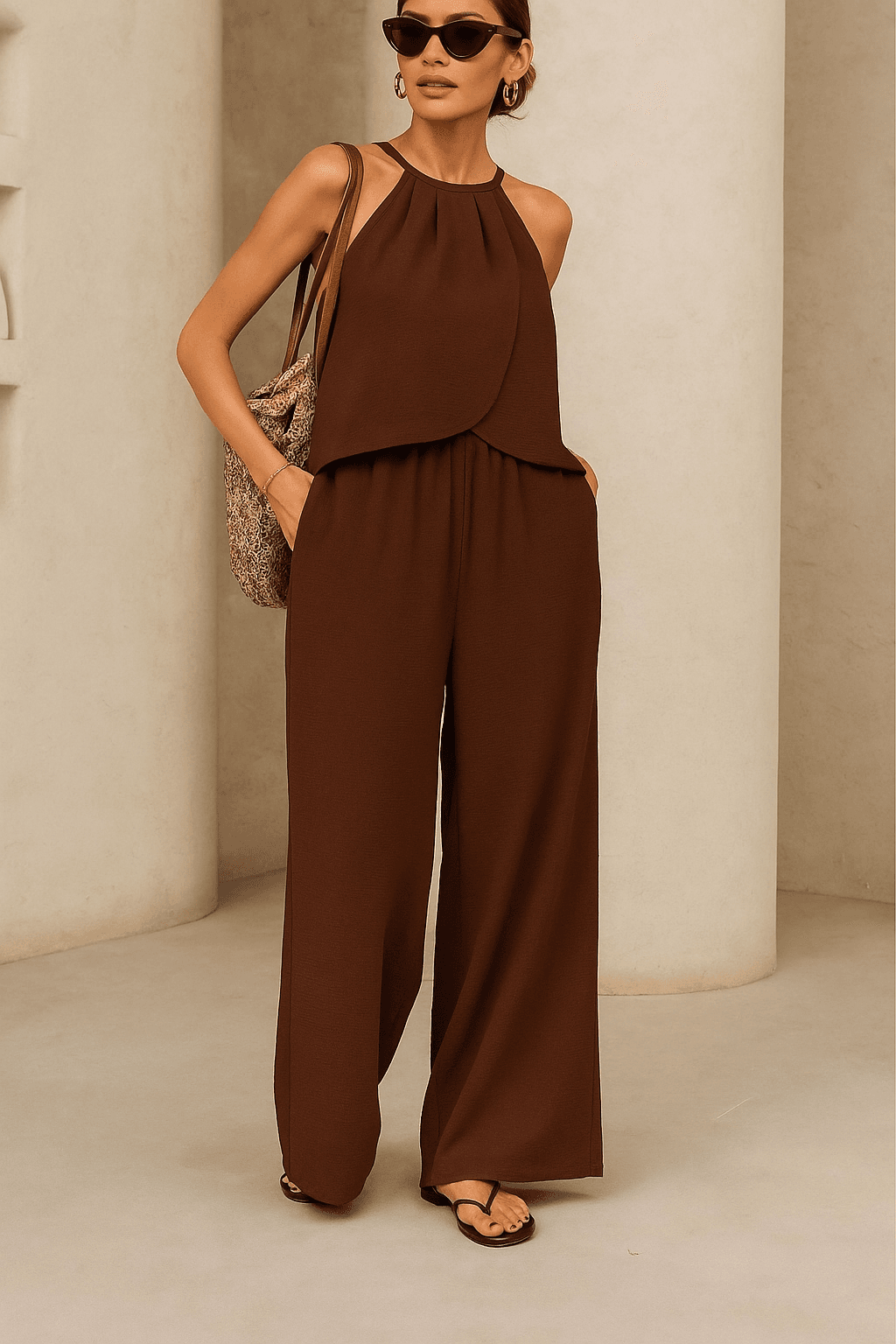 Bluz - Pantolon Takım (Kolay Ütü) JK8854
