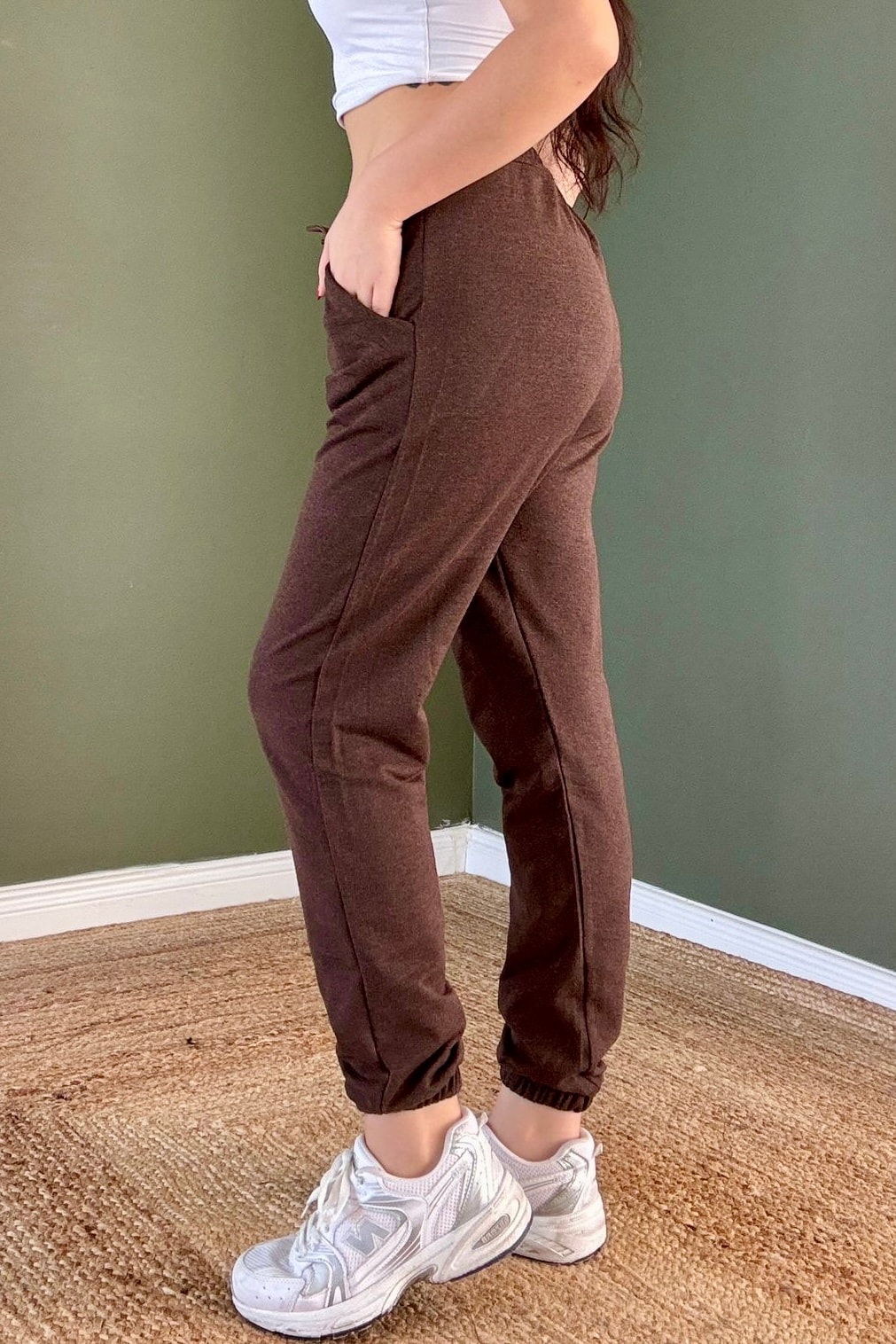 Jogger Eşofman Altı G5699 - kahverengi