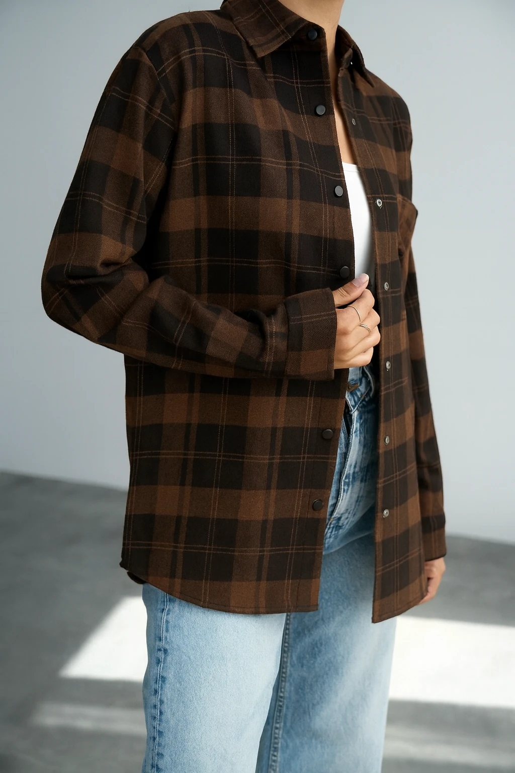 Premium Seri Oversize Oduncu Gömlek Ceket B4151 - desen1