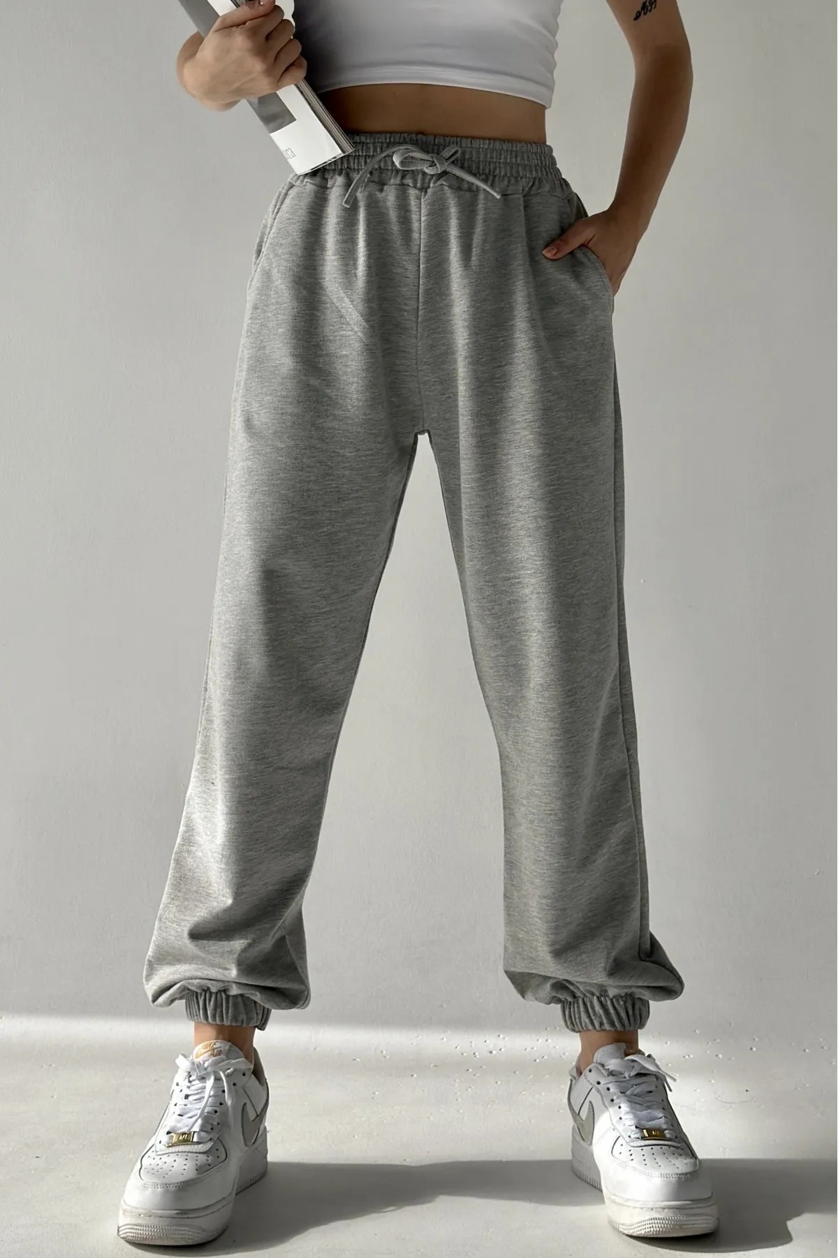 Soft Touch Penye Jogger TS9926 - gri