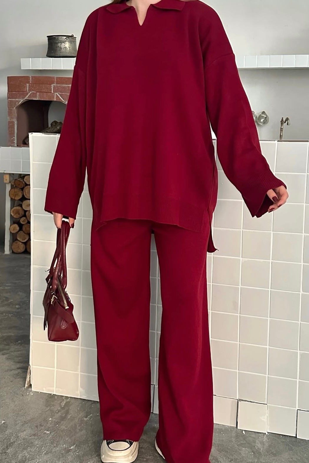 Vienna Triko Takım P9201 - bordo