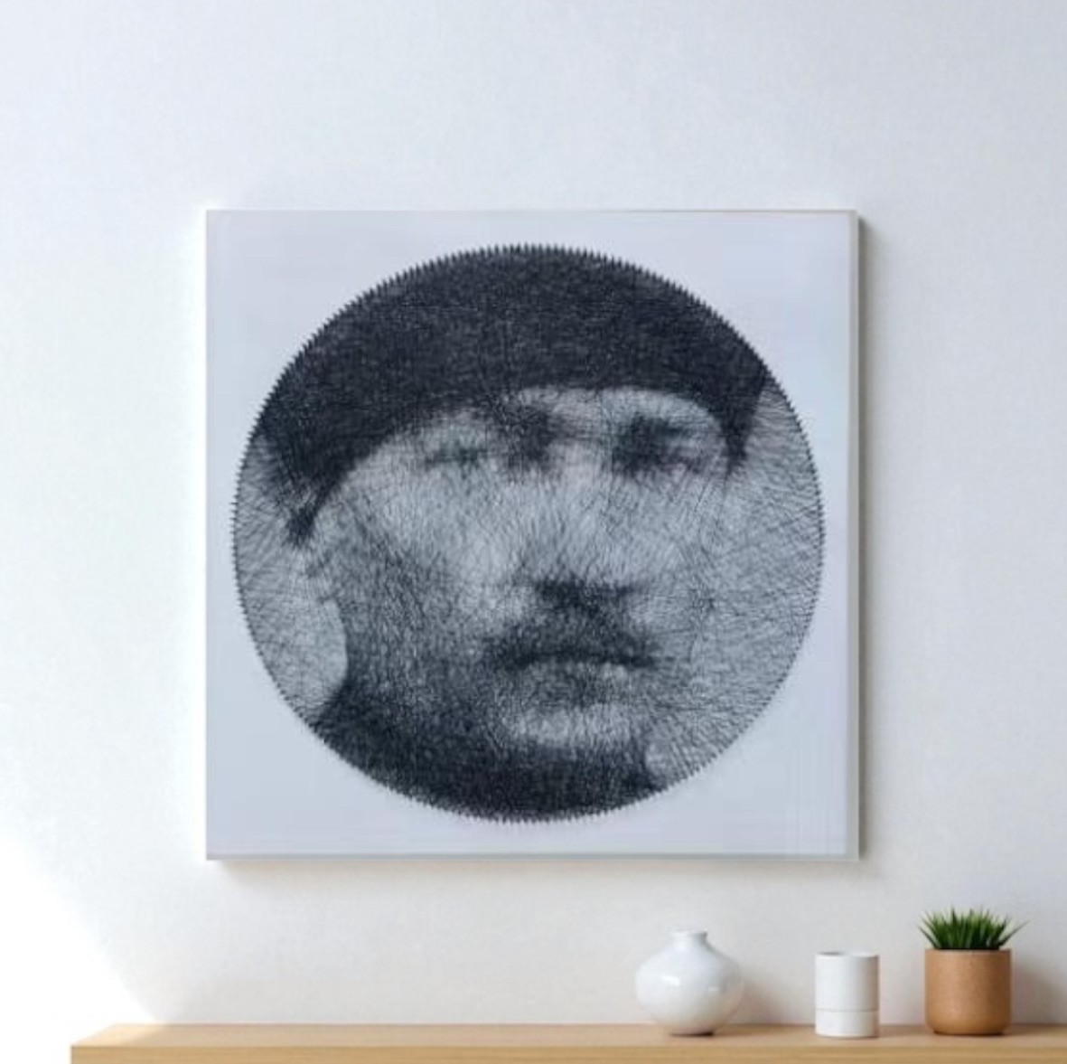 Atatürk Görselli String Art ile Yapılmış Muazzam Tablolar