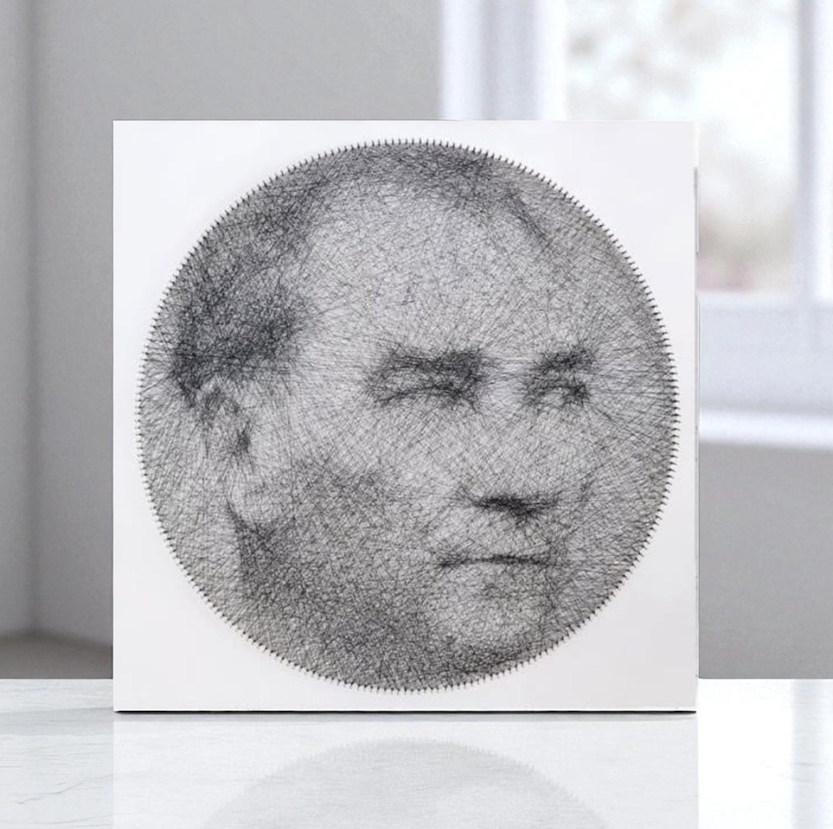 Atatürk Görselli String Art ile Yapılmış Muazzam Tablolar
