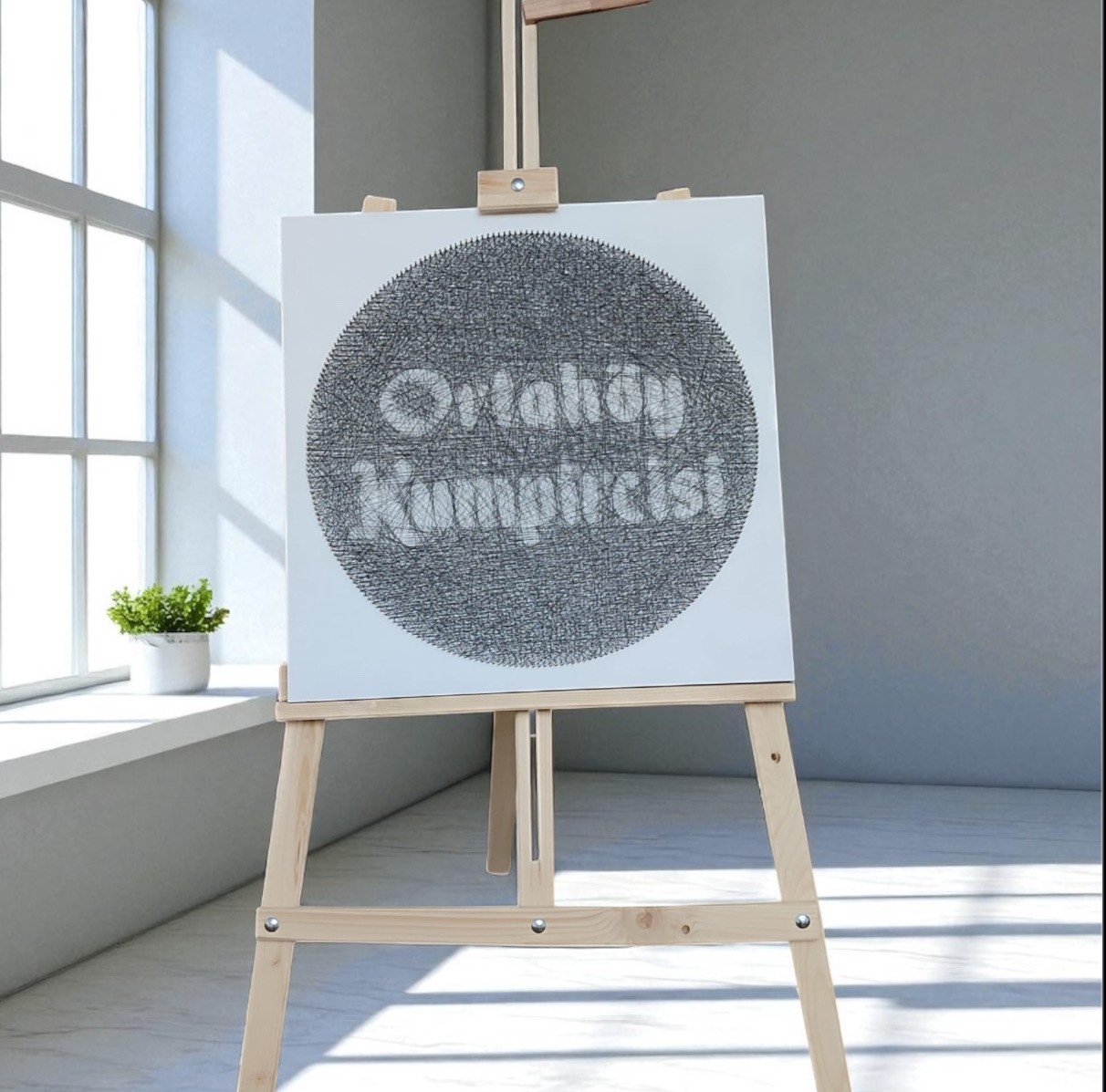 Ofis ve İşyerleriniz için String Art ile Yapılmış Muazzam Tablolar