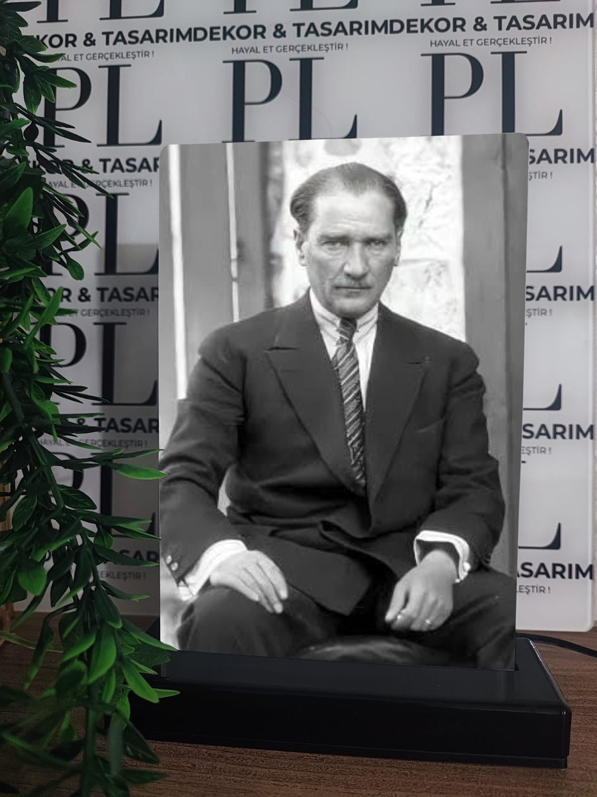 Atatürk Görselli Gece Lambası - 10