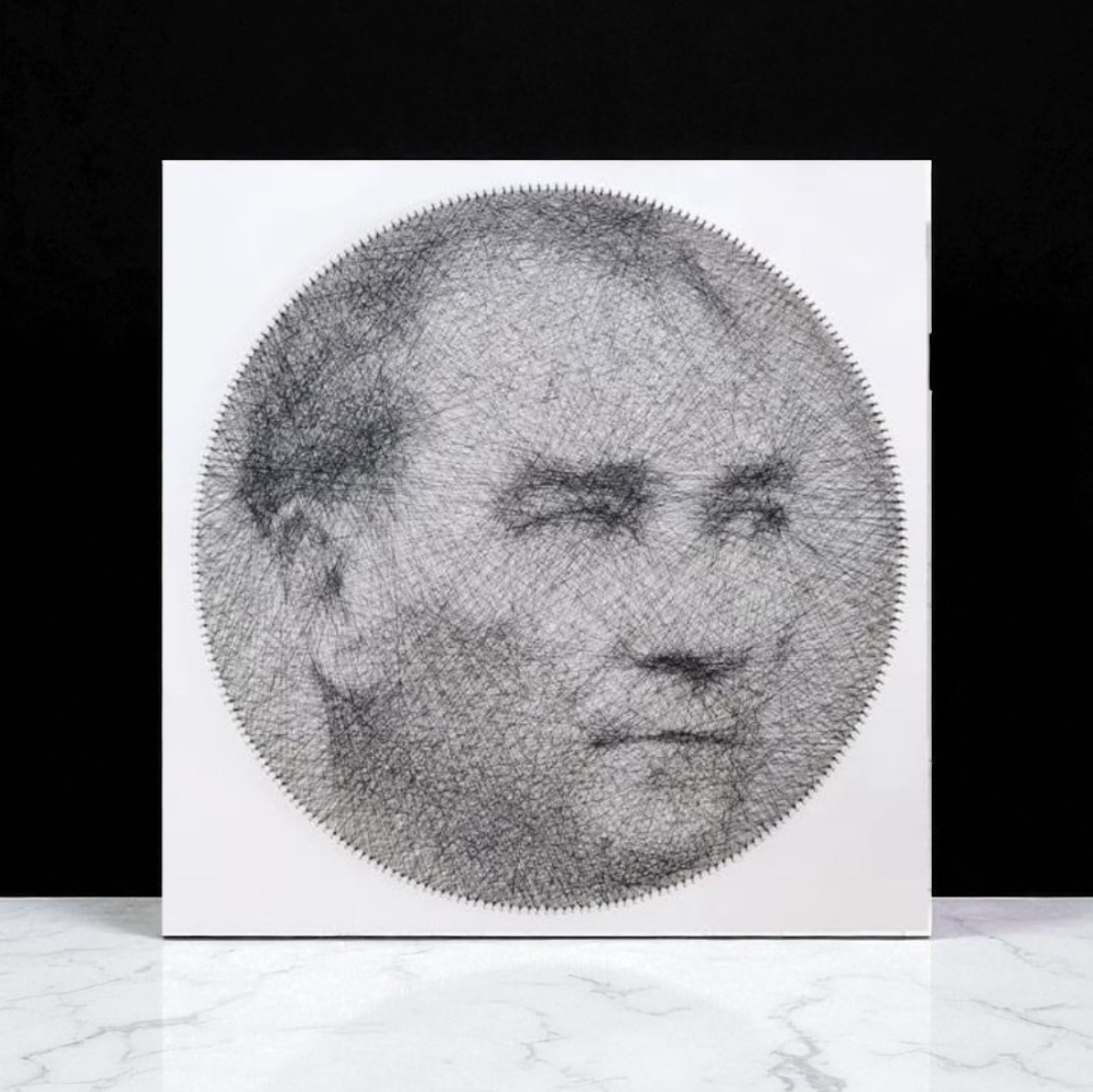 Atatürk Görselli String Art ile Yapılmış Muazzam Tablolar