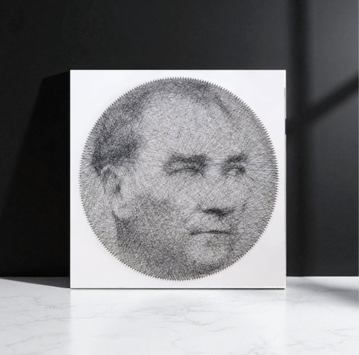 Atatürk Görselli String Art ile Yapılmış Muazzam Tablolar