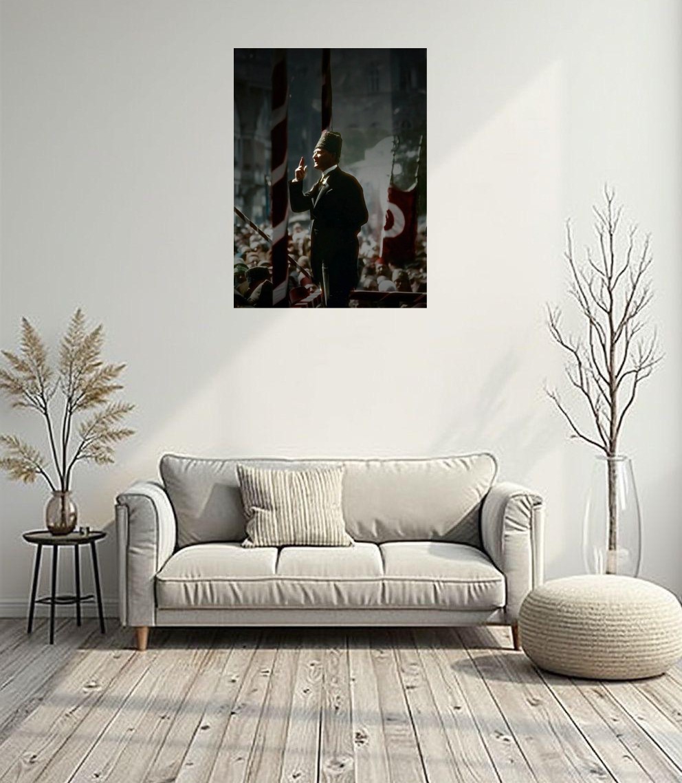 Atatürk Görselli Tablo - 19