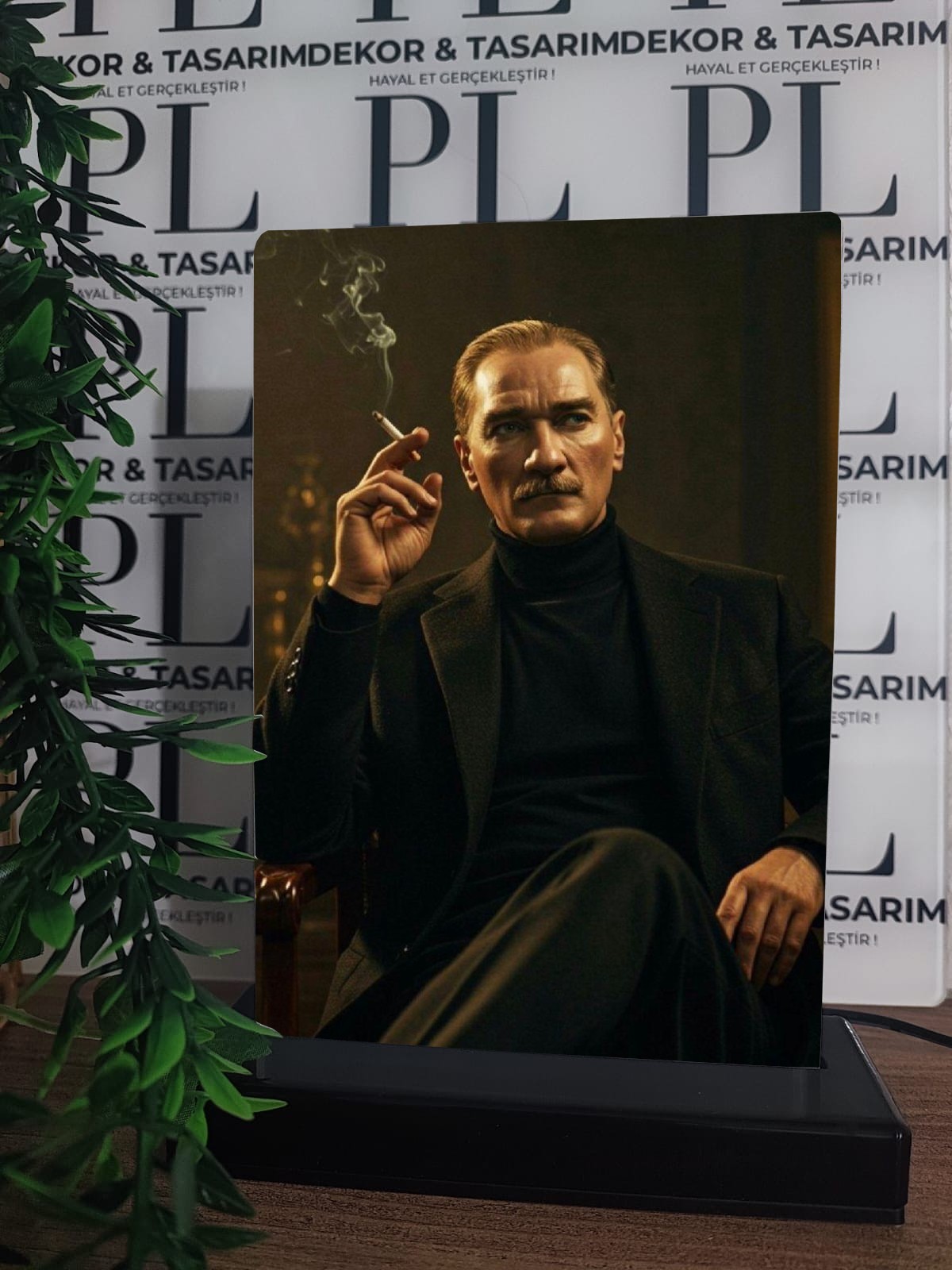 Atatürk Görselli Gece Lambası - 12