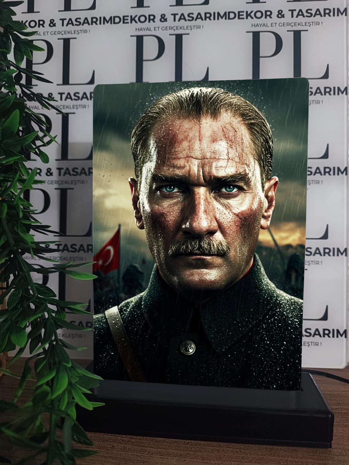 Atatürk Görselli Gece Lambası - 30