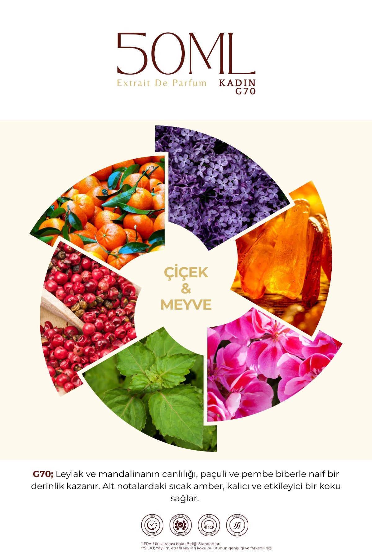 G-70 Kadın 50 ml EDP Parfüm