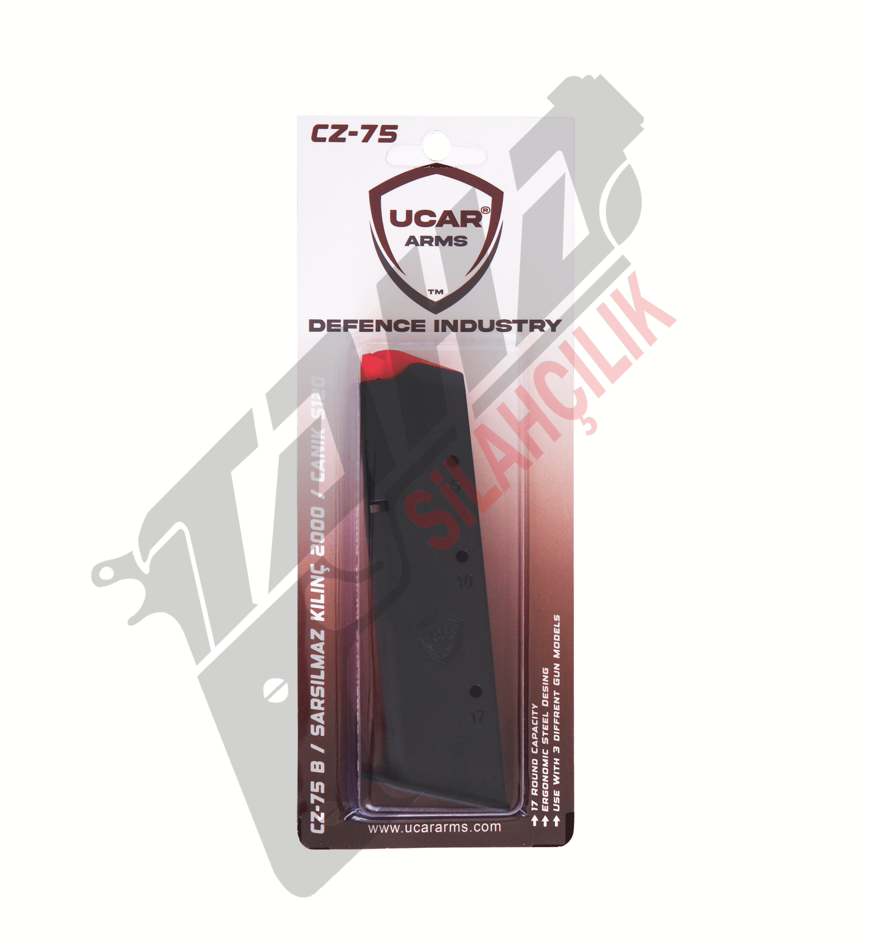 UCAR ARMS CZ 75 SİYAH TABANCA ŞARJÖRÜ