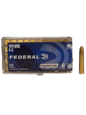 İthal Mermiler - FEDERAL 22 MAGNUM (FMJ-40GRN) TÜFEK FİŞEĞİ