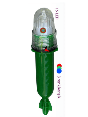GOLD-POLICE GP140 ELECTRONİK İŞARET LAMBASI  - Kırmızı
