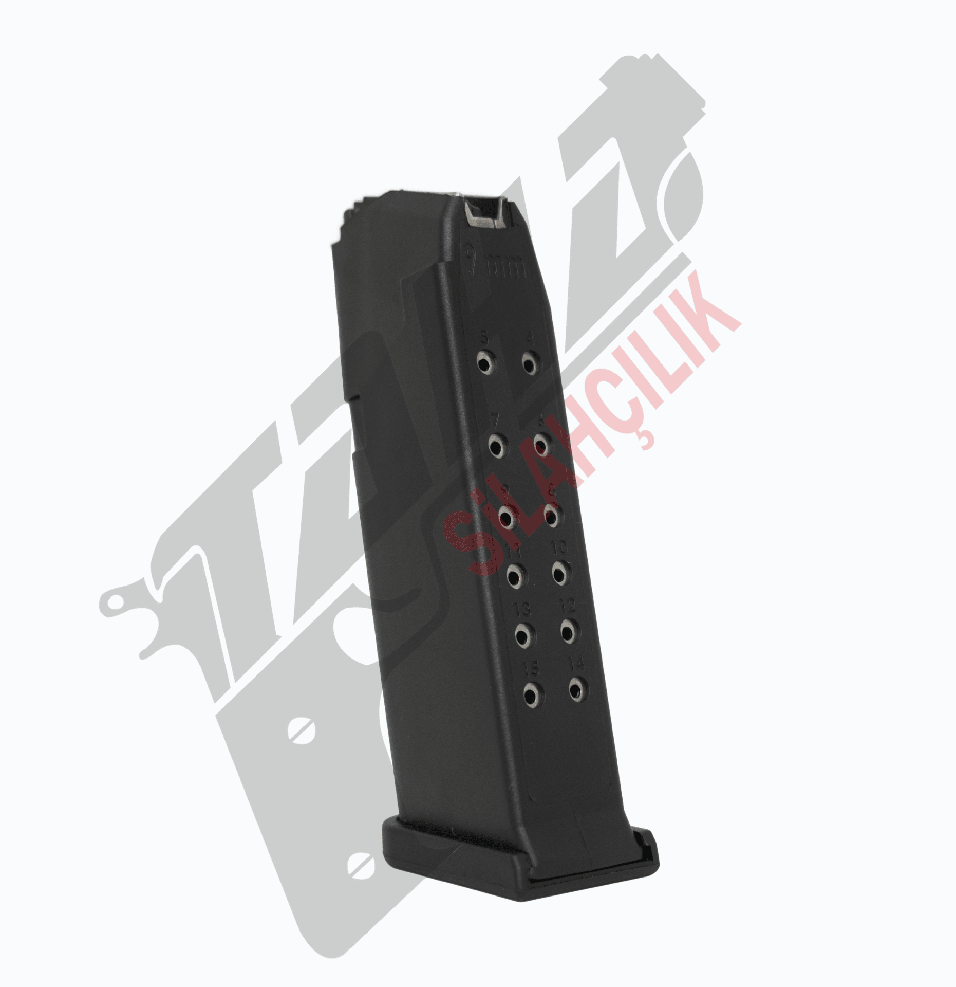 UCAR ARMS GLOCK 19 SİYAH TABANCA ŞARJÖRÜ