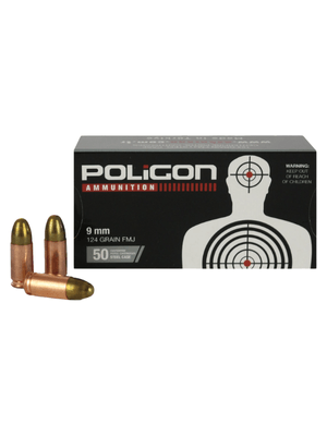 Yerli Mermi - 9x19 mm (Luger) ÖZKURSAN POLİGON Tabanca Fişeği