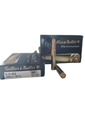 İthal Mermiler - SELLER & BELLOT 9.3X62MM (SP-285 GRN) TÜFEK FİŞEĞİ