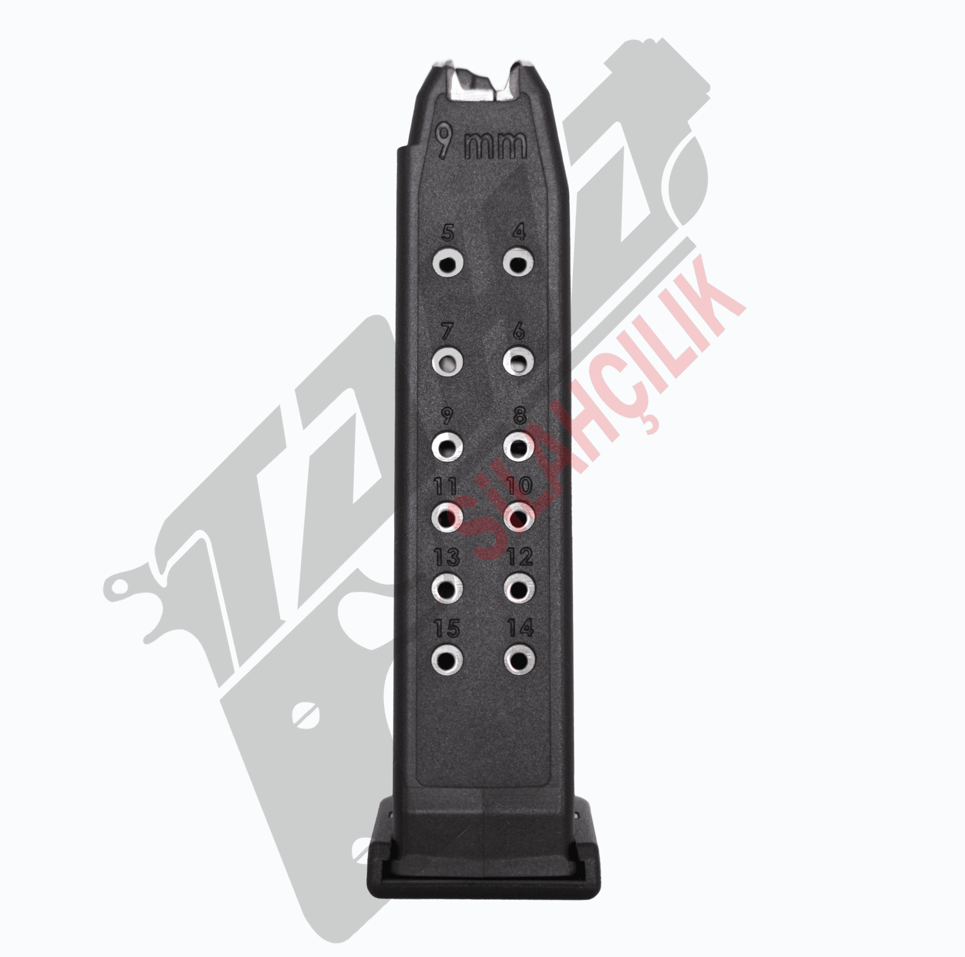UCAR ARMS GLOCK 19 SİYAH TABANCA ŞARJÖRÜ