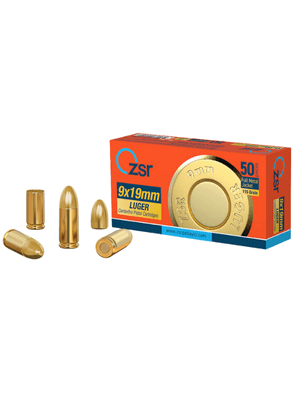 Yerli Mermi - 9X19 mm (Luger) ZSR Tabanca Fişeği