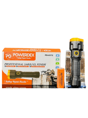 POWERDEX ŞAJ İLE EL FENERİ PD-6572
