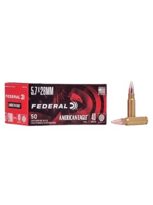 İthal Mermiler - FEDERAL-A. EAGLE 5.7X28 MM (FMJ-40 GRN) TABANCA FİŞEĞİ