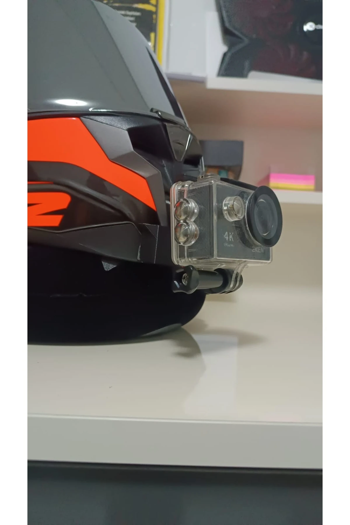 Challenger Kask Uyumlu Aksiyon Kamera Çene Bağlantı Aparatı Chin Mount