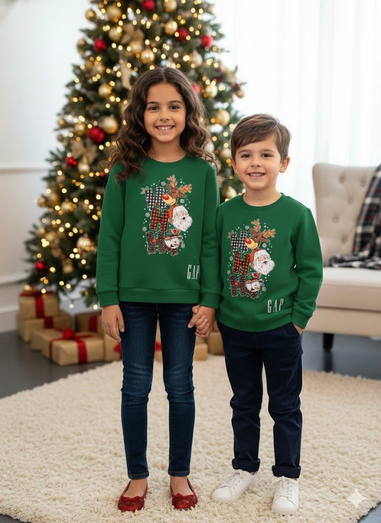 KIŞLIK ŞARDONLU ÇOCUK SWEATSHIRT