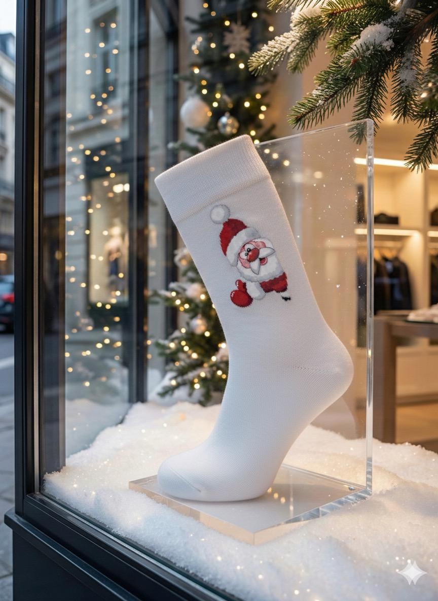 YILBAŞI TEMALI ÇORAP