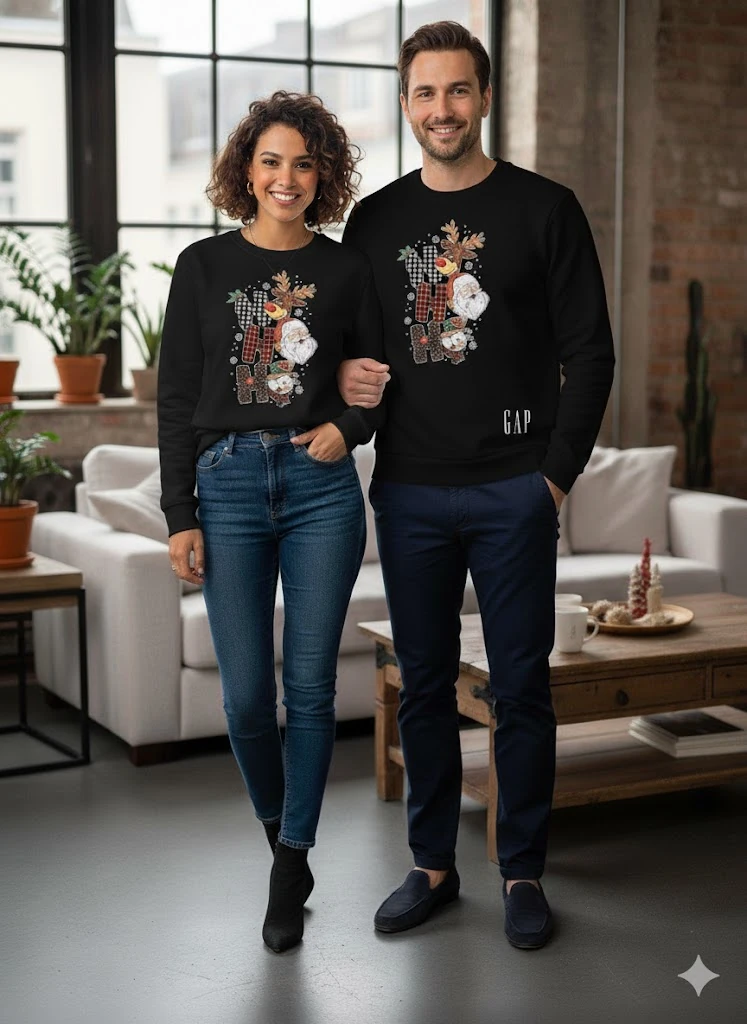 KIŞLIK ŞARDONLU YETİŞKİN SWEATSHIRT