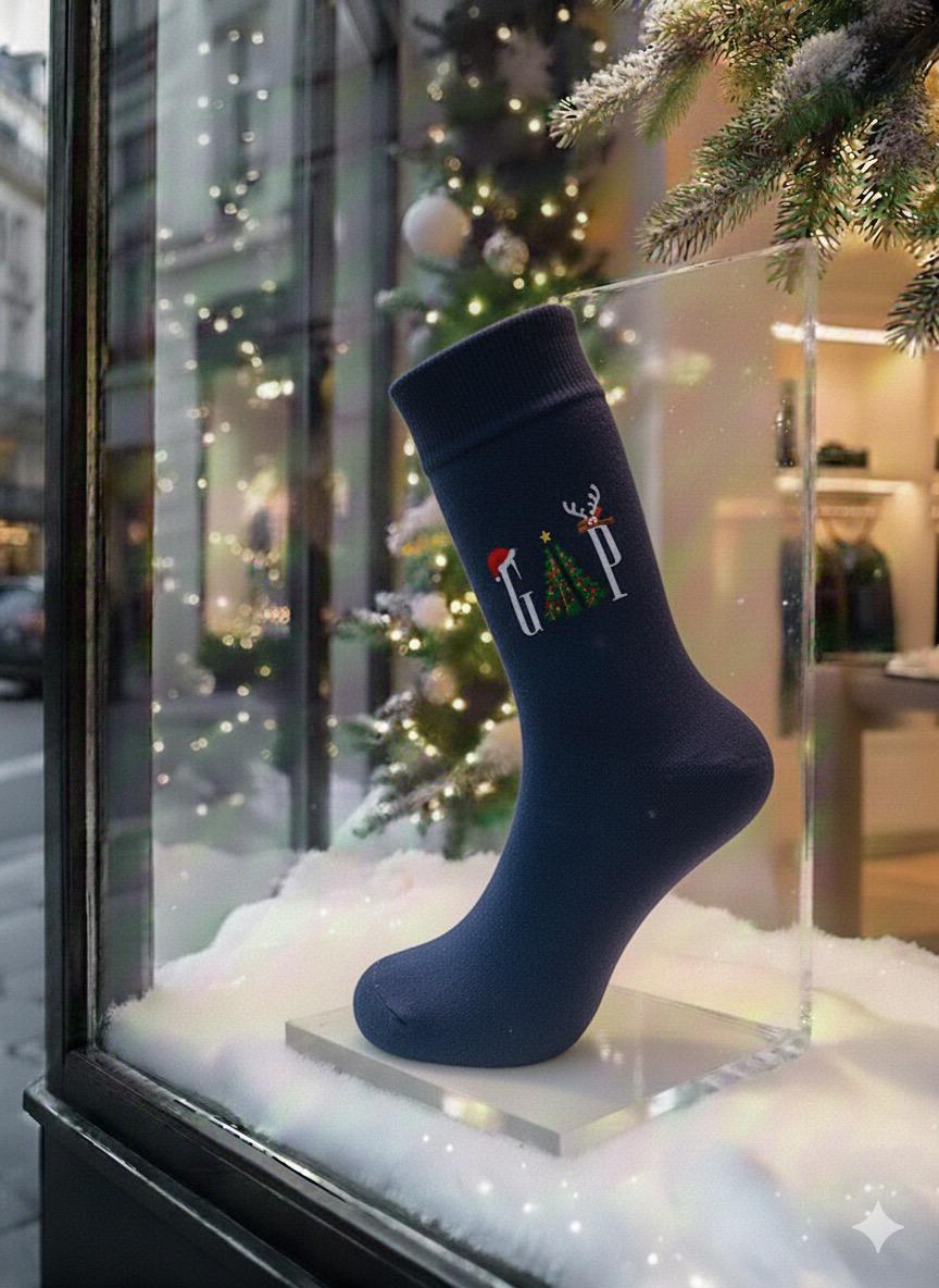 YILBAŞI TEMALI ÇORAP