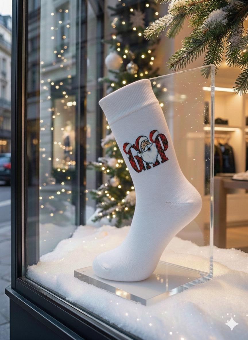 YILBAŞI TEMALI ÇORAP