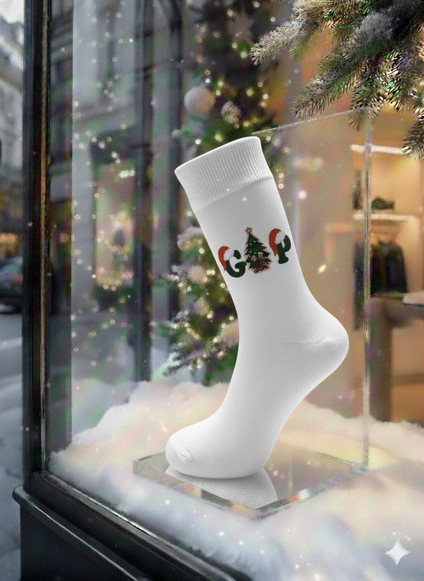 YILBAŞI TEMALI ÇORAP