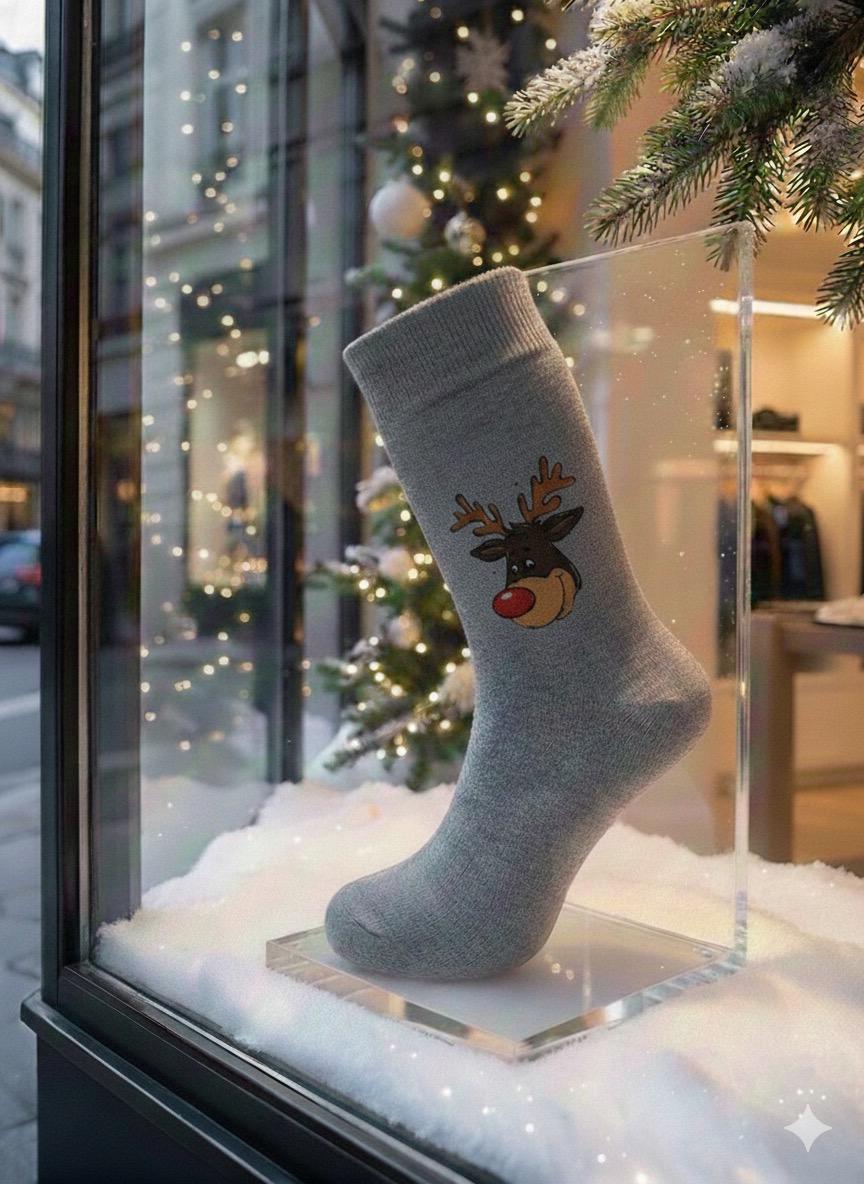 YILBAŞI TEMALI ÇORAP