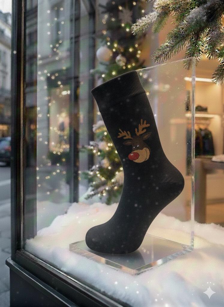 YILBAŞI TEMALI ÇORAP