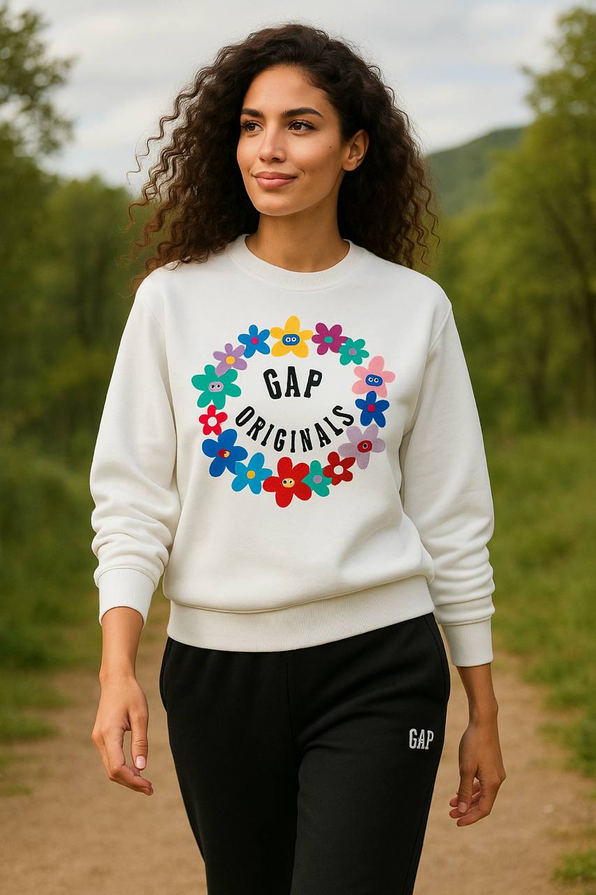 KIŞLIK ŞARDONLU YETİŞKİN SWEATSHIRT