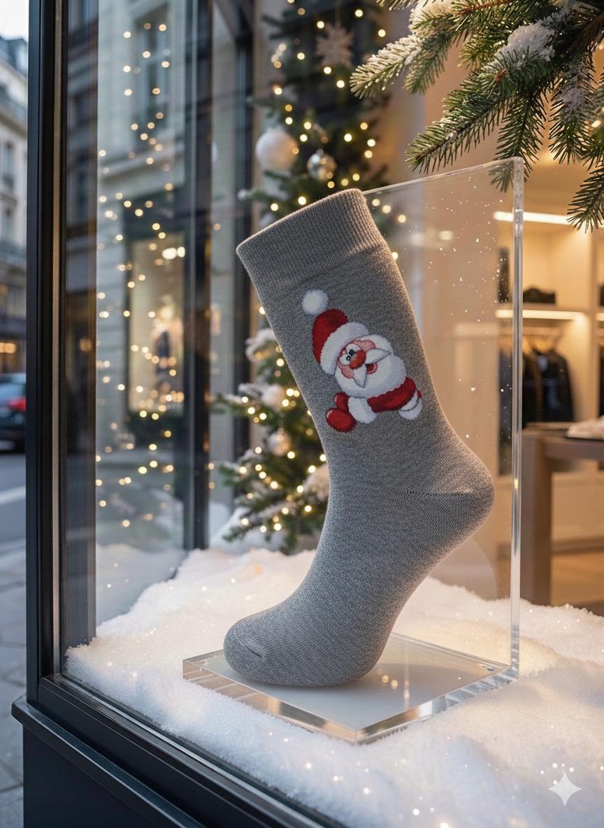 YILBAŞI TEMALI ÇORAP