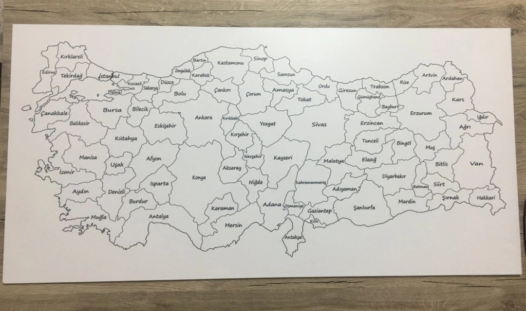 803 gez boya türkiye haritası