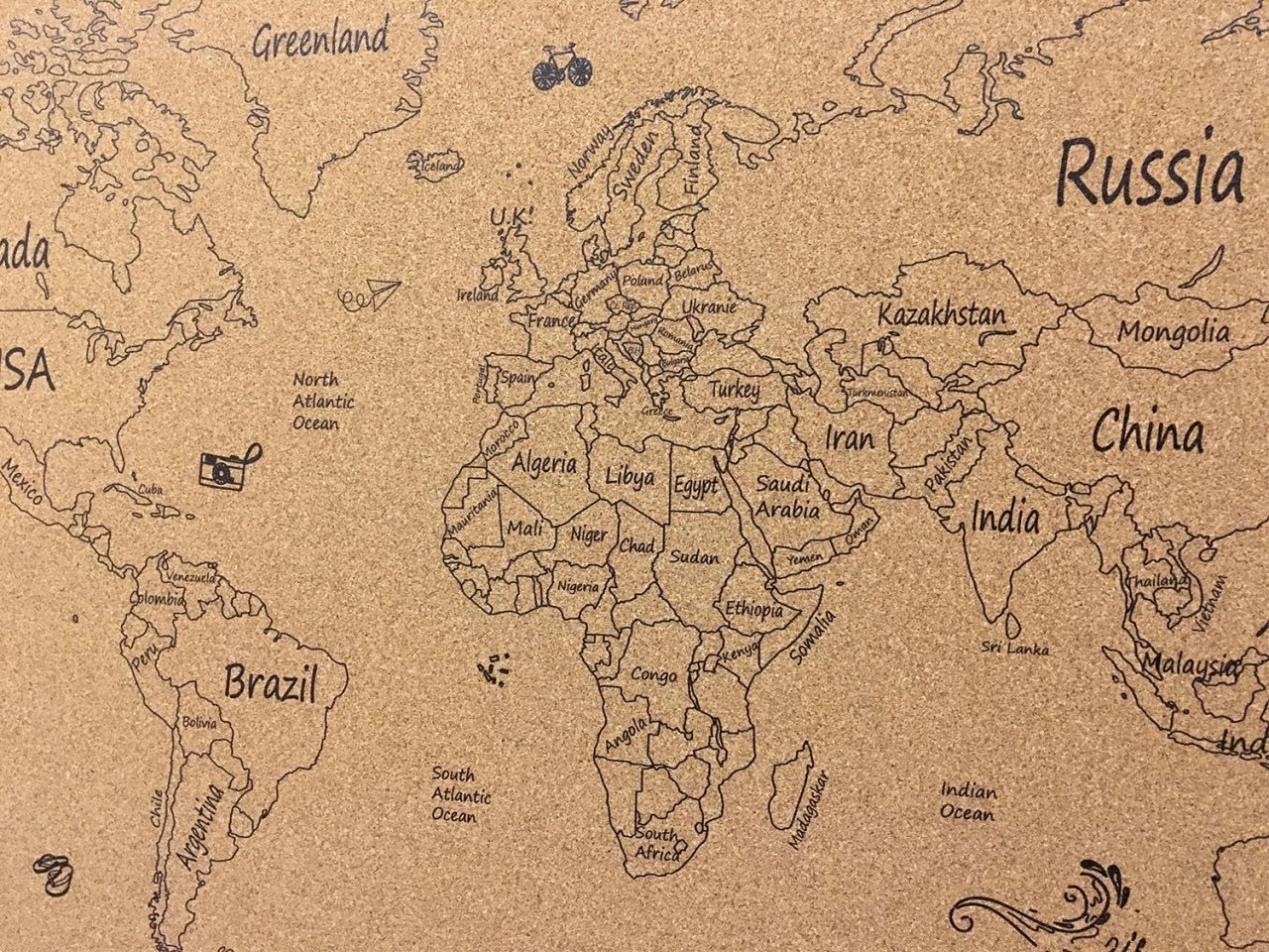 113 - Cork World Map