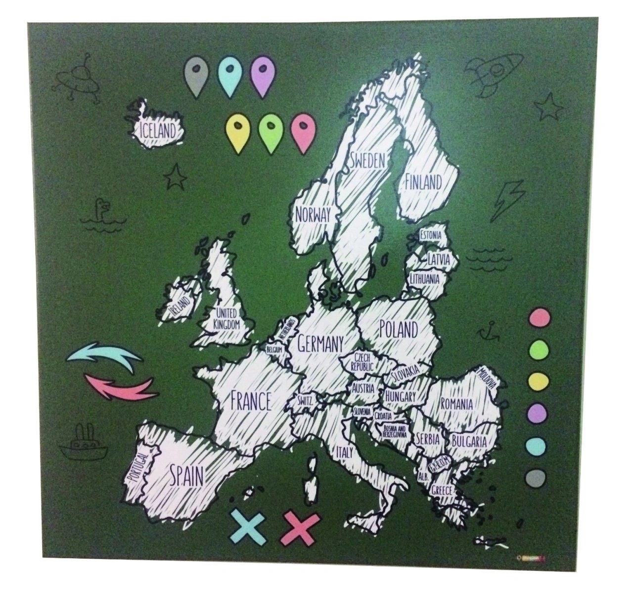 208 - Avrupa Haritası