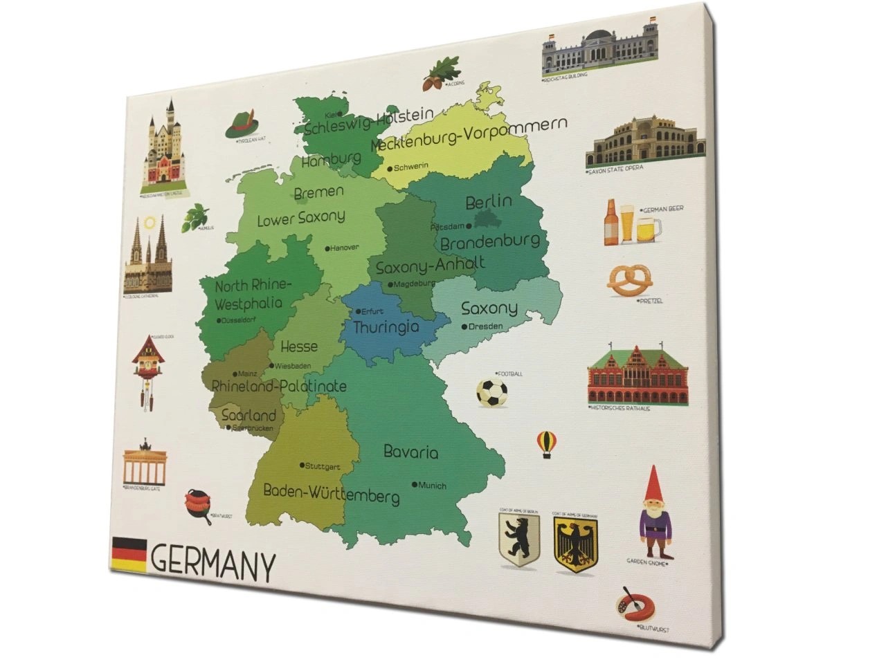 234 - Germany Map Illustration