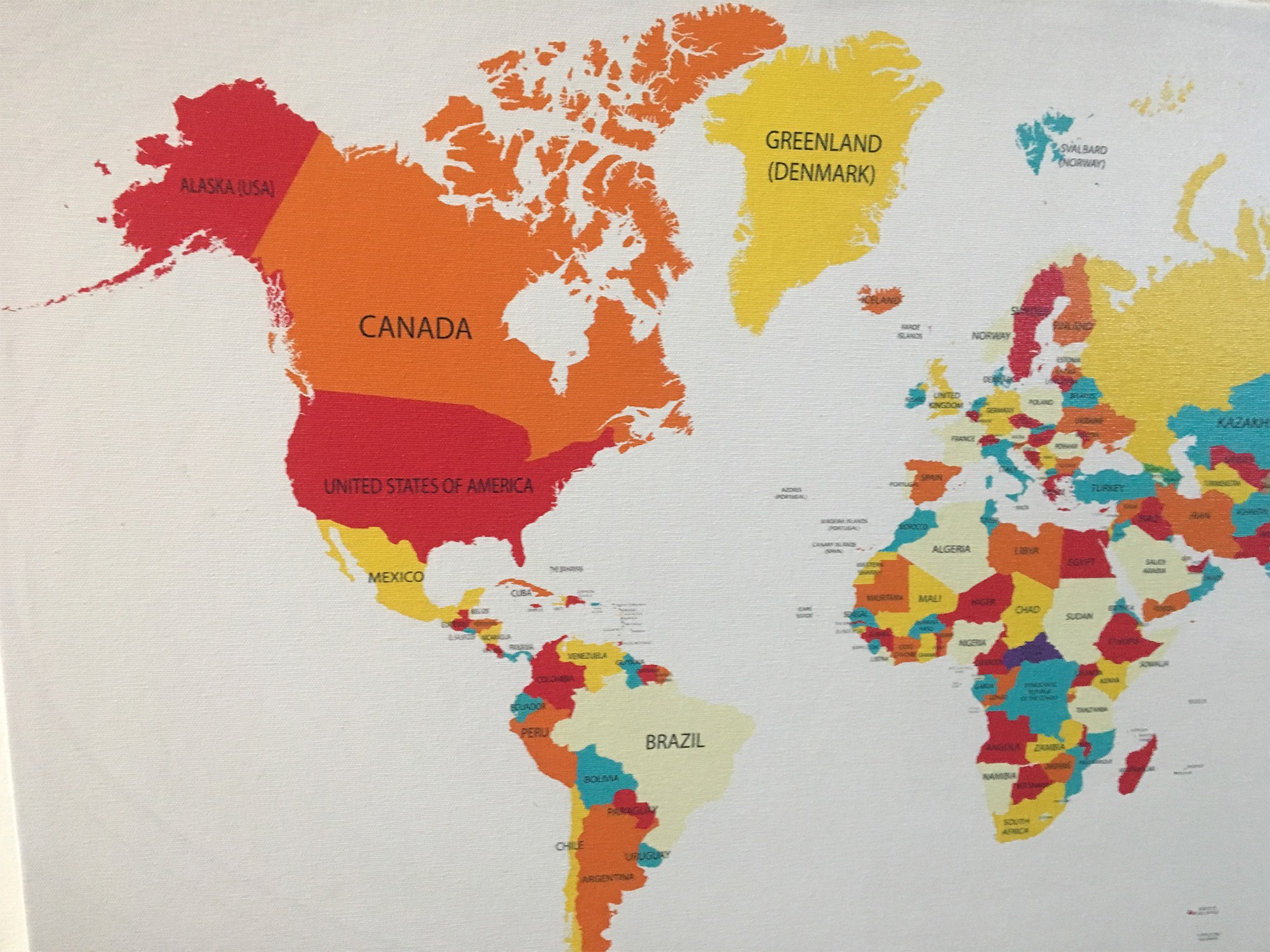 202 - Klasik Dünya Haritası