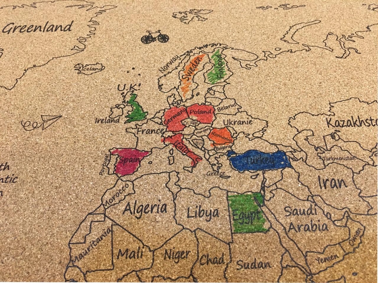 113 - Cork World Map