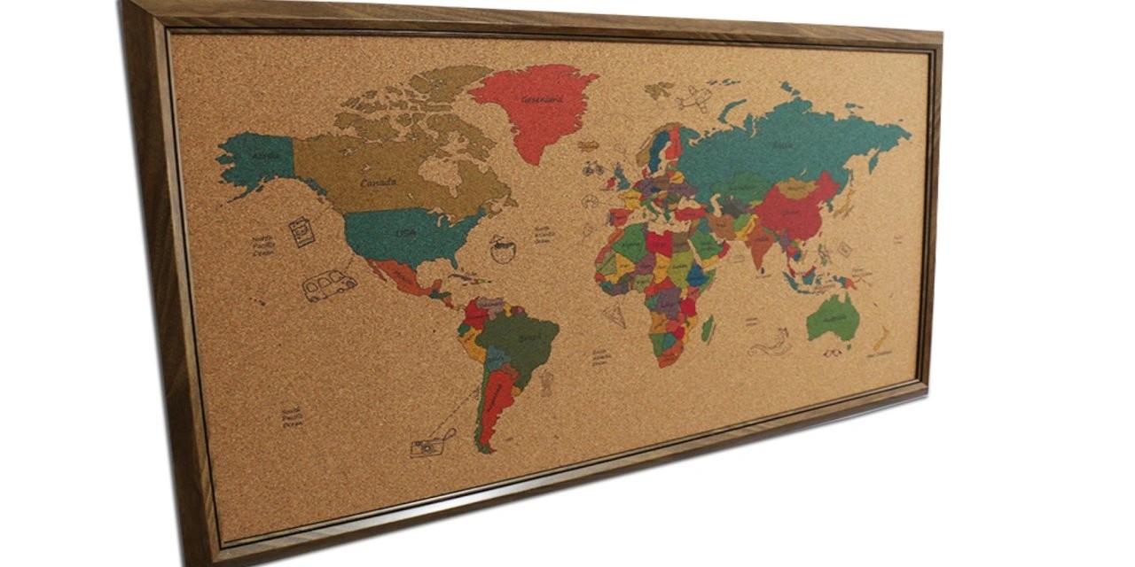 111 - Mantar Dünya Haritası (Renkli)