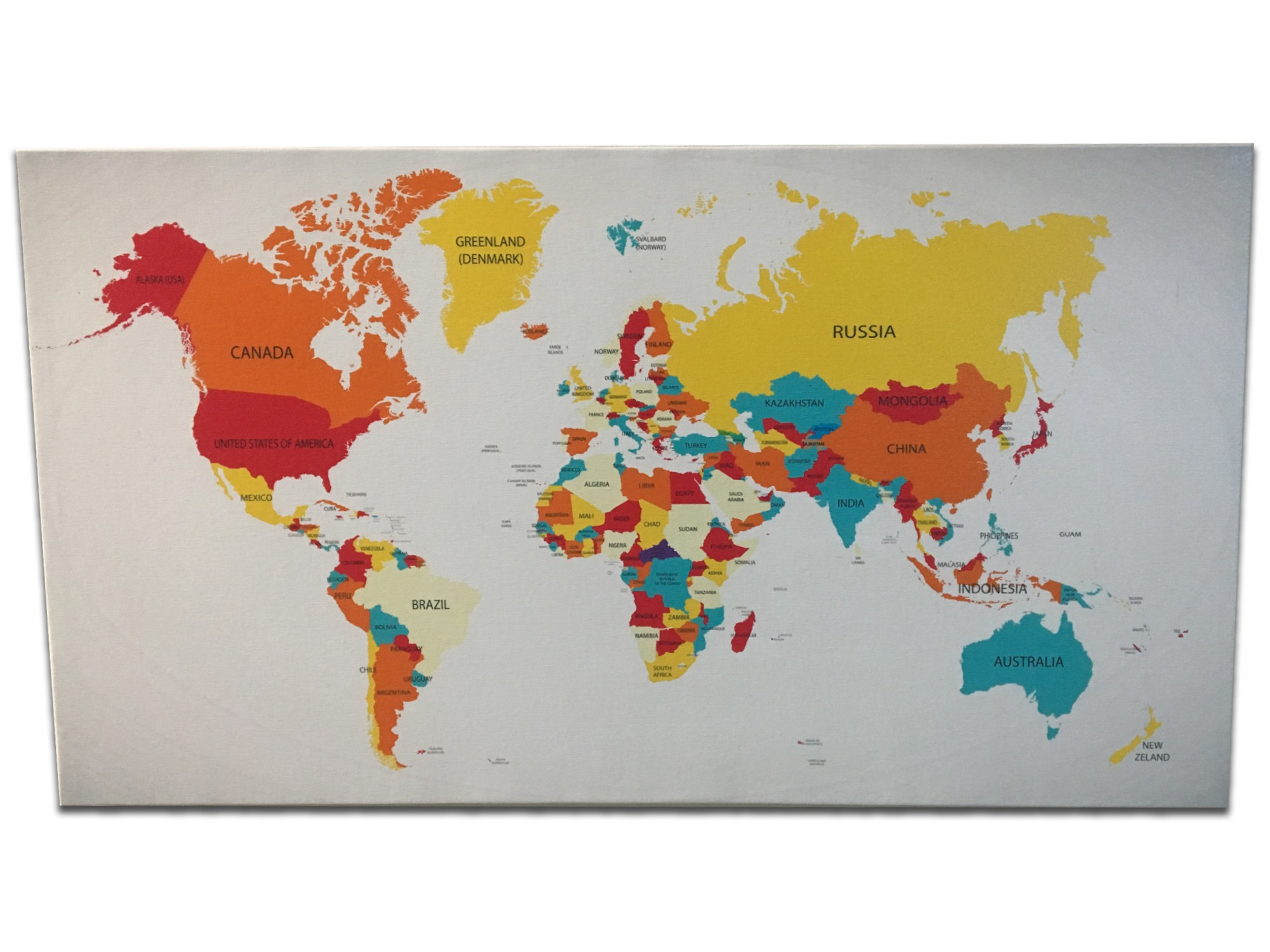 202 - Klasik Dünya Haritası