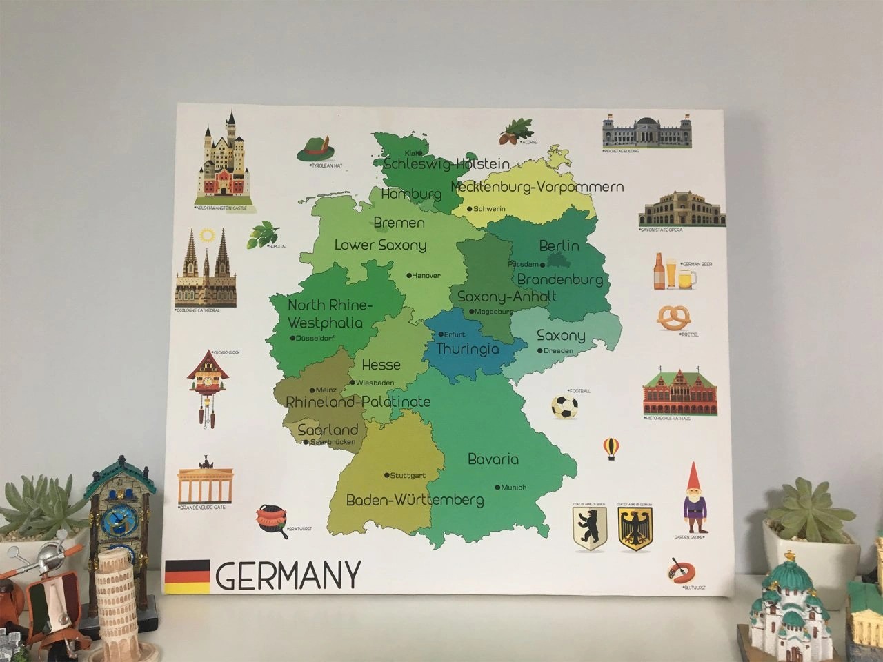234 - Germany Map Illustration