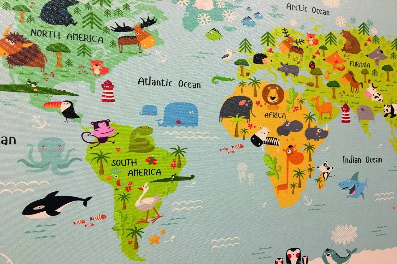 231 - Çocuk Dünya Haritası