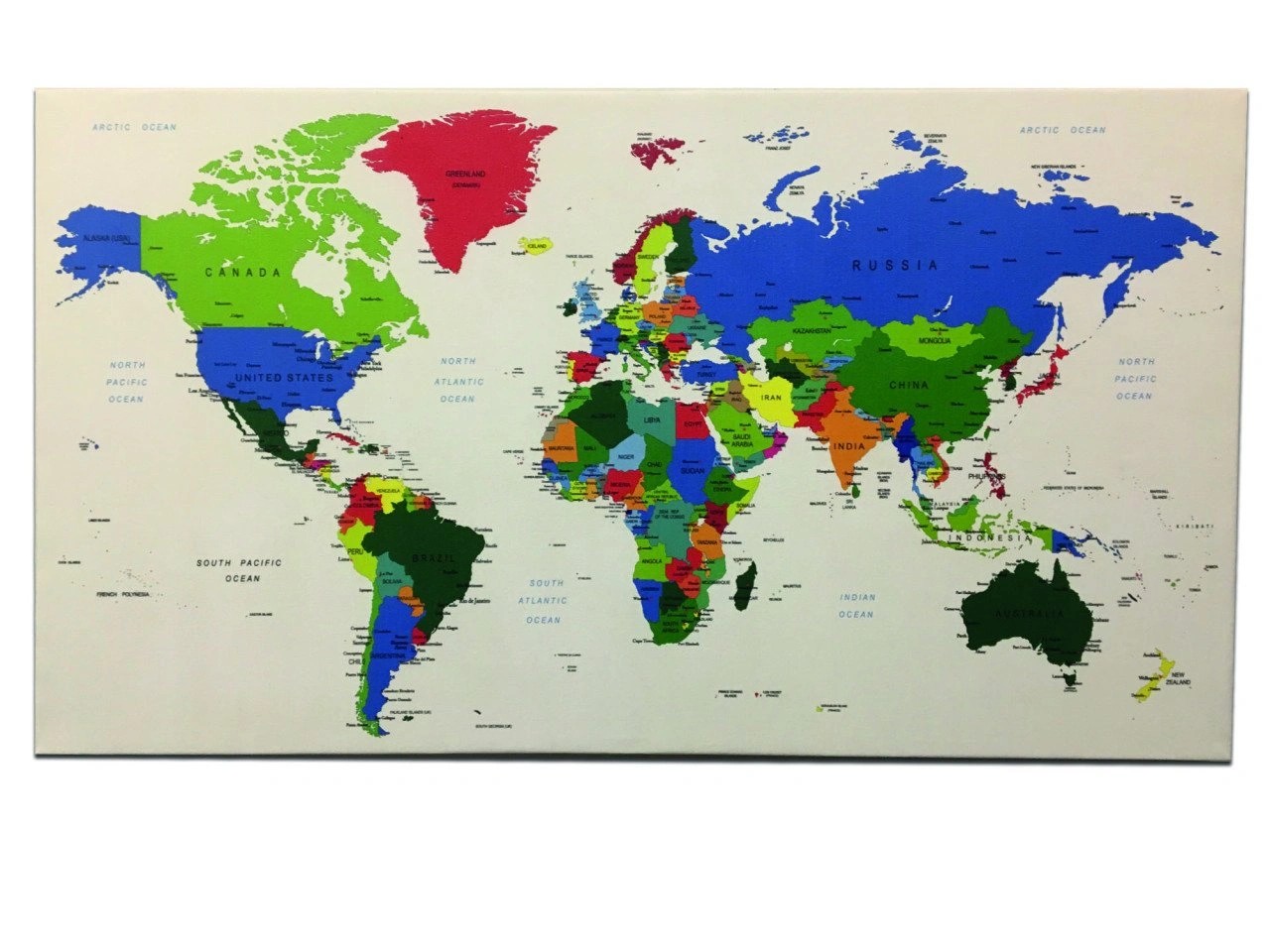 209 - Colorful World Map