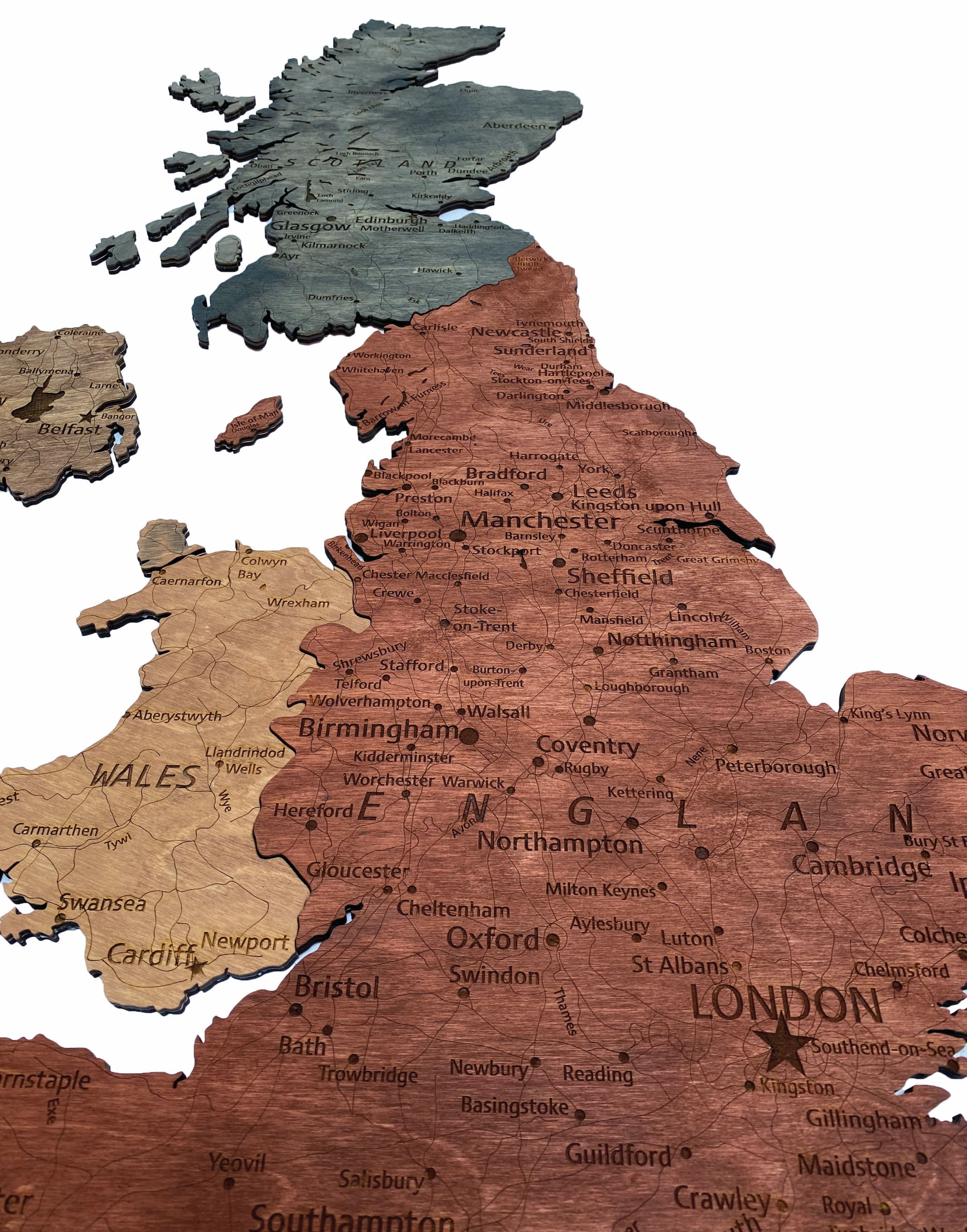 Birleşik Krallık Haritası