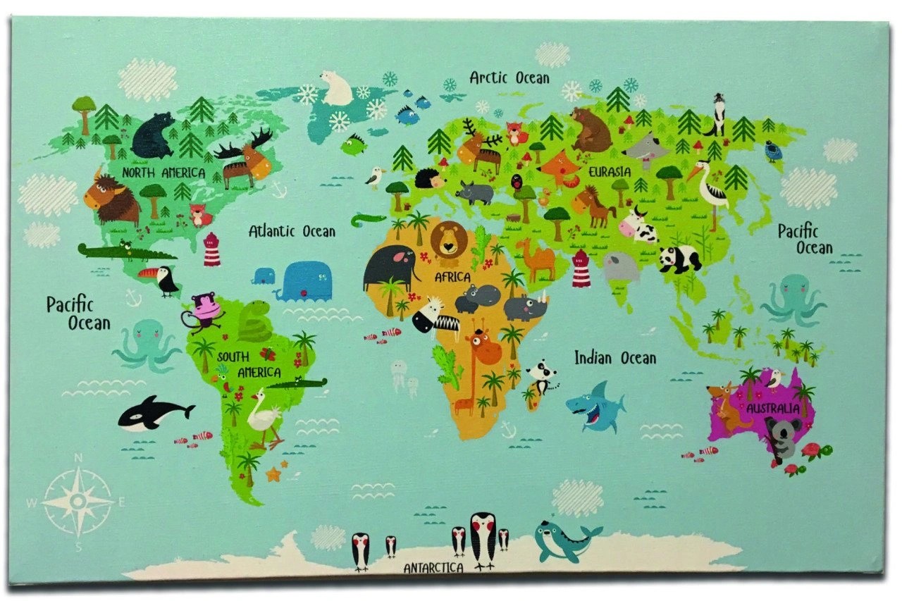 231 - Kid's Edition World Map