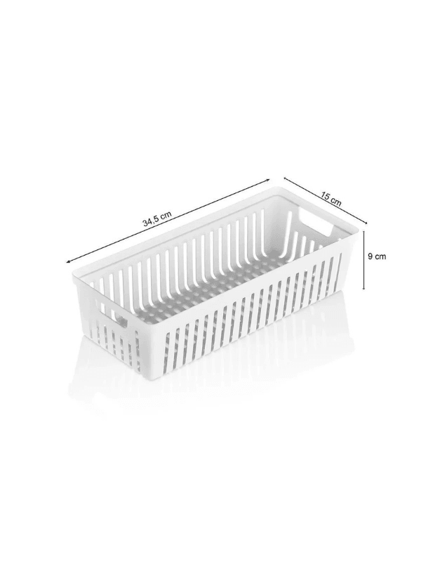 3'Lü Set Modüler Kaşıklık Ve Kepçelik Çekmece Içi Düzenleyici Mutfak Organizer BEYAZ